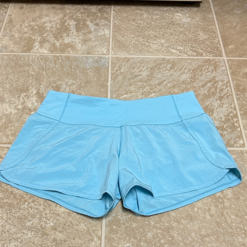 lululemon athletica Sky Blue Athletic Shorts